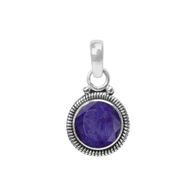 Amethyst Stone 925 Sterling Silver Pendant Necklace For Women Girls Gift, Natural Gemstone Pendant Necklace, Solitaire Pendant, Handmae Pendant