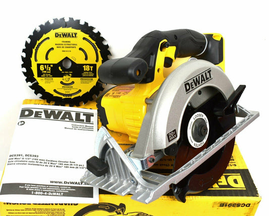 DEWALT DCS391B 20-Volt Max Lithium-Ion 6-1/2 in. Cordless Circular Saw