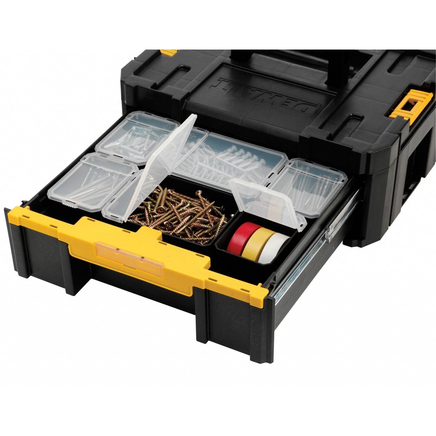 DEWALT TSTAK Tool Storage Organizer with Double Drawers, Holds Up to 16.5 lbs. (DWST17804)