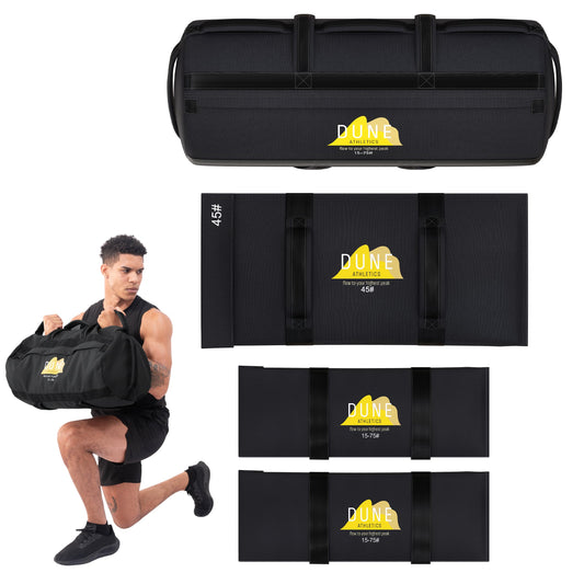 Sandbags for Working Out - Enhance Your Fitness with Our Workout Sandbag, Versatile & Durable Sand Bags for Weight Training | Sandbags for Fitness Guide Included - Sand Bag for Exercise