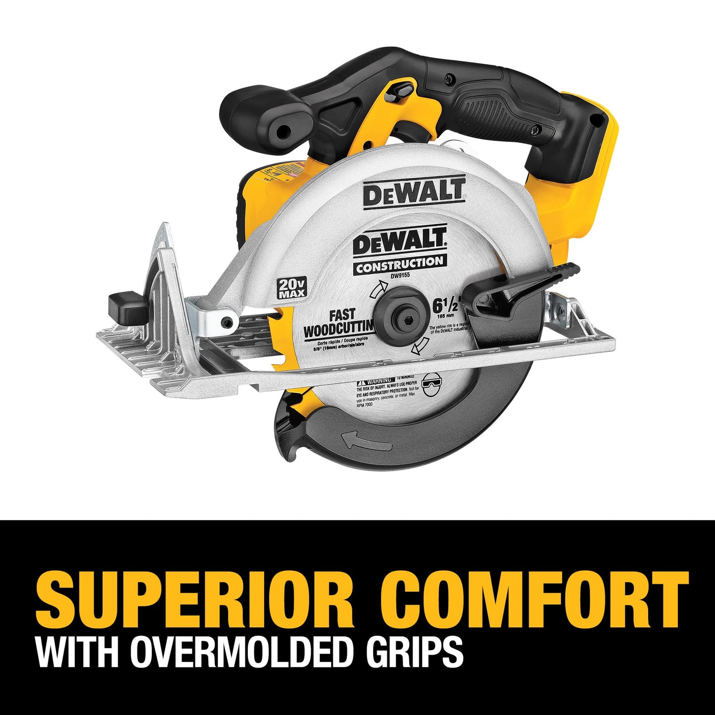 DEWALT DCS391B 20-Volt Max Lithium-Ion 6-1/2 in. Cordless Circular Saw