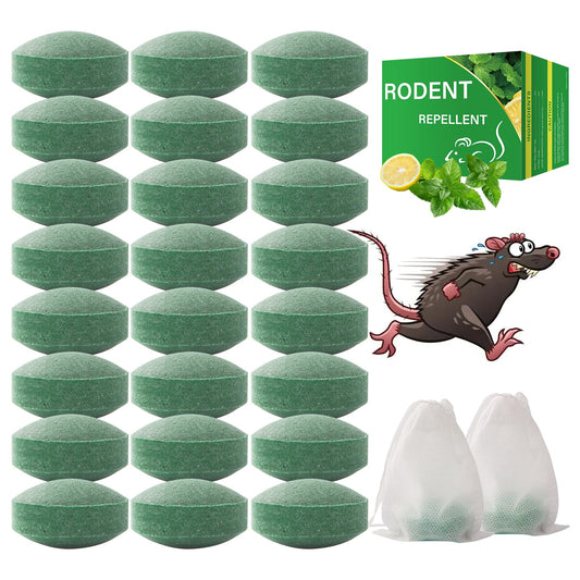 Mouse Rodent Repellent, 24 Pack Peppermint Oil for Mice Rats Squirrel Pests Repellent Indoor & Outdoor Use, Natural Rat Mouse Repellent Mouse Deterrent Family & Pet Safe